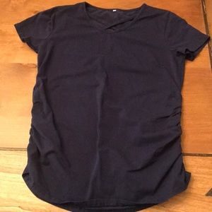 Navy Blue Maternity Tee